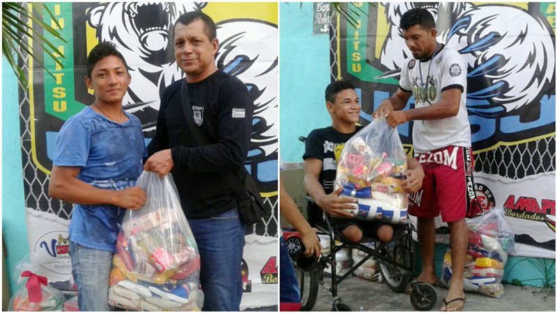 Grupo Tático do IAPEN realiza ação de natal para crianças carentes  
