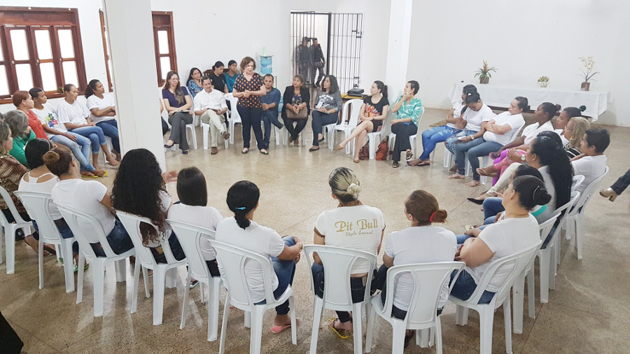 IAPEN recebe representantes do DEPEN e da Secretaria Especial de Políticas para as Mulheres
