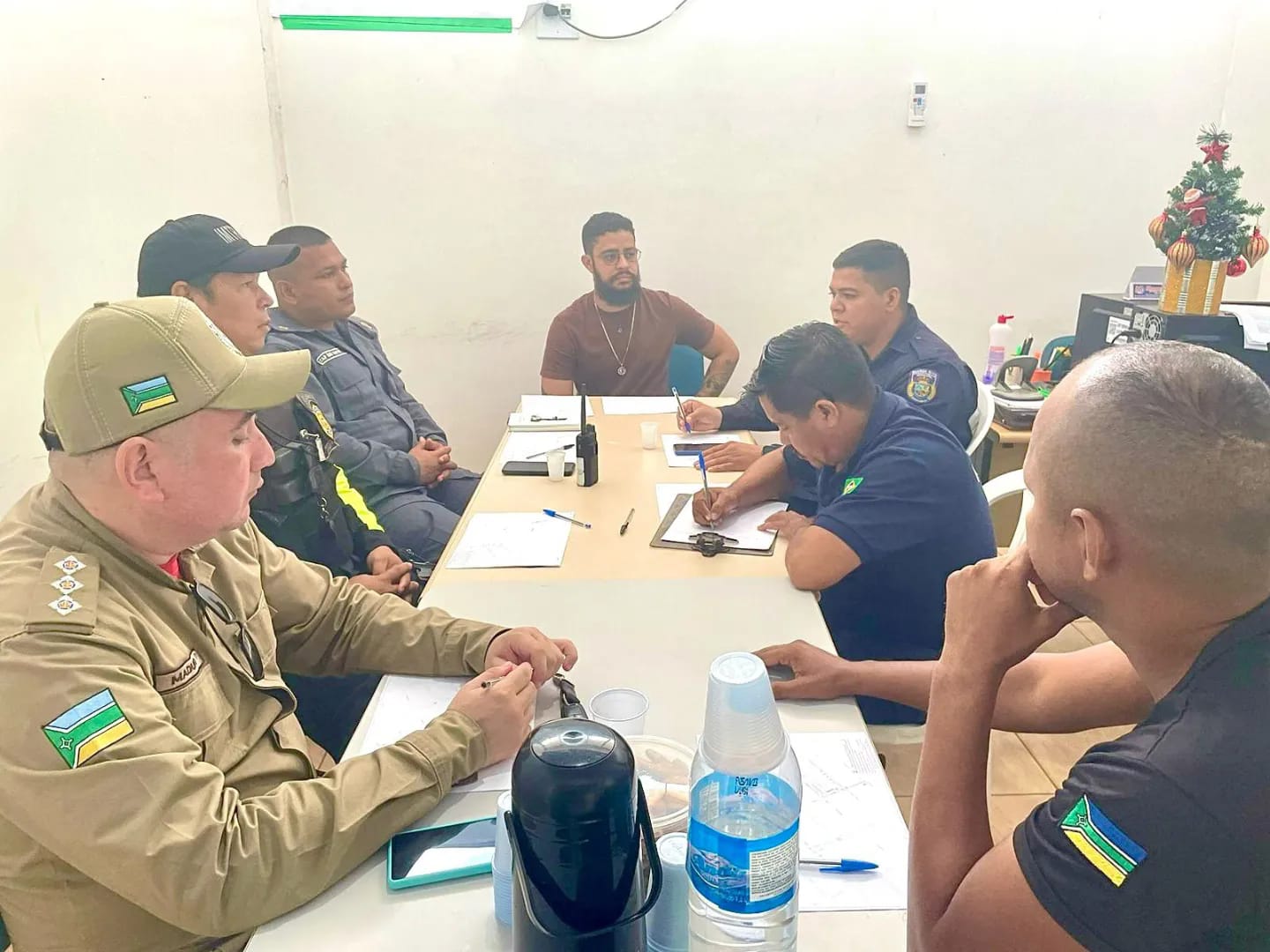 Secretaria Municipal de Cultura realizou uma reunião com as forças de segurança pública.