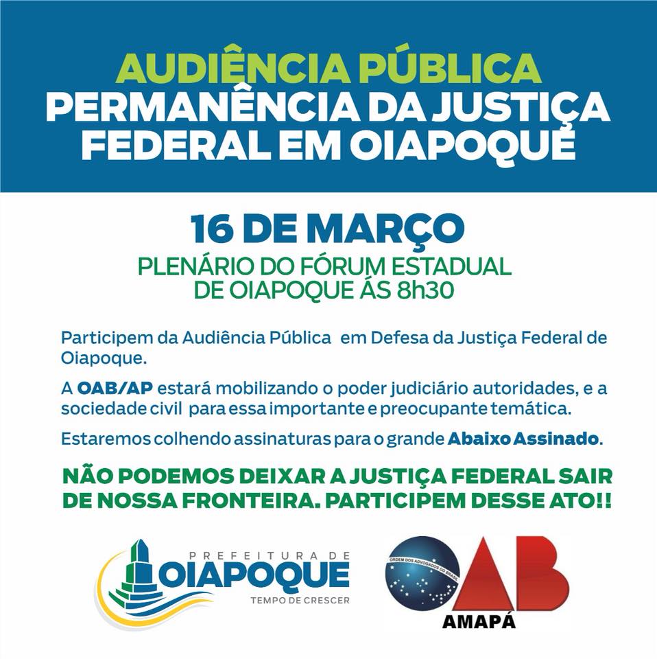 AUDIÊNCIA PÚBLICA