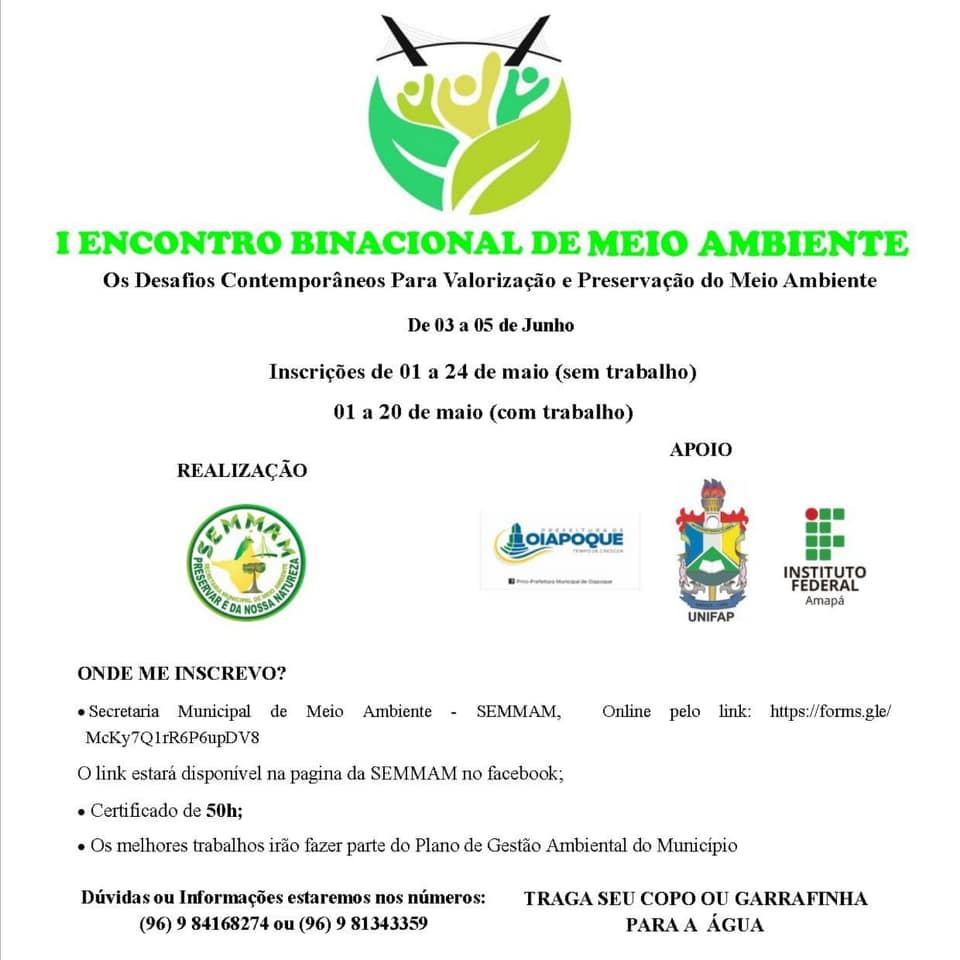 1° ENCONTRO BINACIONAL DE MEIO AMBIENTE: