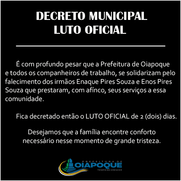 LUTO OFICIAL
