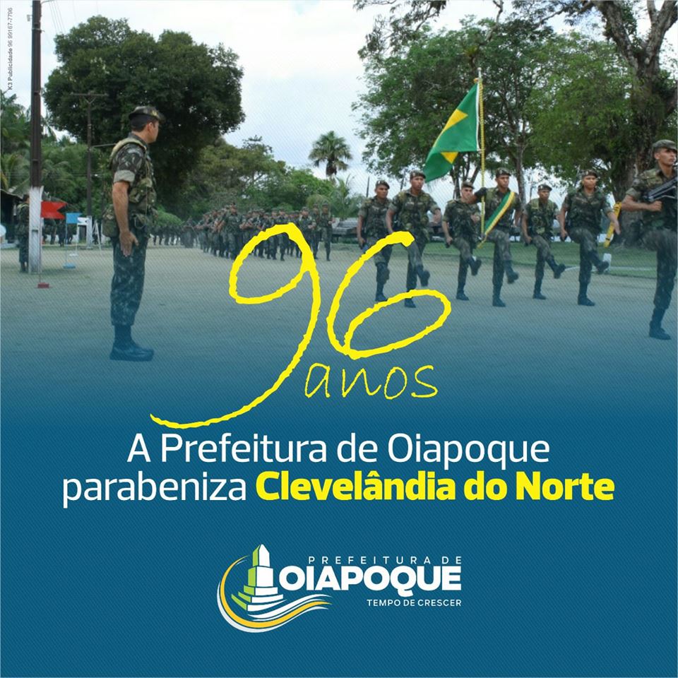5 DE MAIO HOMENAGEM À CLEVELANDIA DO NORTE