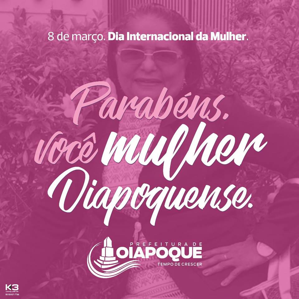 FELIZ DIA DAS MULHERES