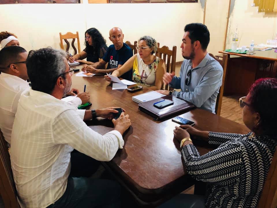 REUNIÃO COM REPRESENTANTE DO SESI, SENAI E SEBRAE-OIAPOQUE