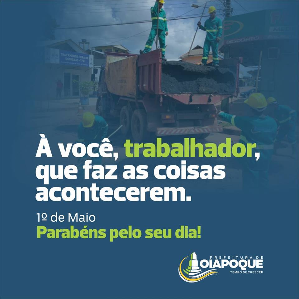 1º DE MAIO DIA DO TRABALHADOR