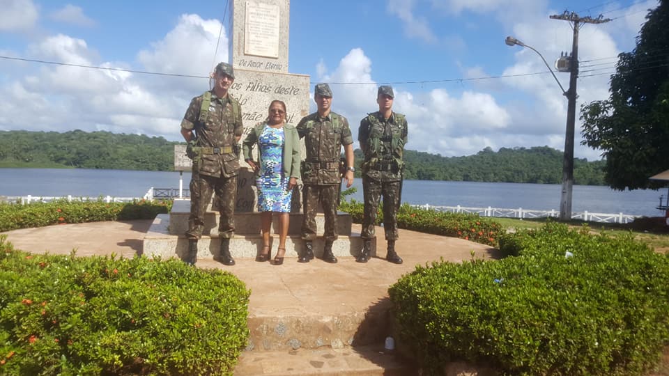 VISITA INSTITUCIONAL O FUTURO COMANDANTE DA FRONTEIRA DO AMAPÁ E 34º BIS