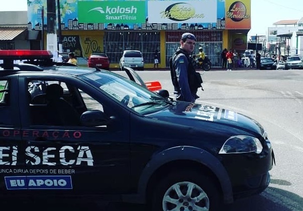 Operação Lei Seca acaba de acontecer no Centro Comercial de Macapá
