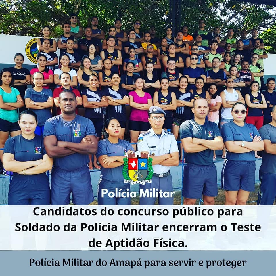 Candidatos ao Curso de Formação de Soldados encerram teste de aptidão física