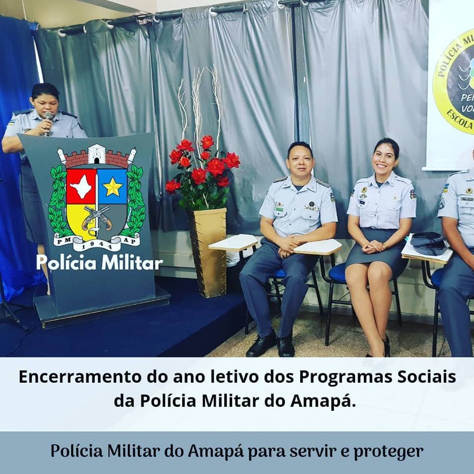 Encerramento do ano letivo nos programas sociais da Polícia Militar