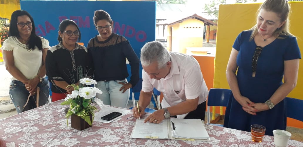 Assinatura do Termo de Cooperação entre o Instituto Federal do Amapá-IFAP e Prefeitura Municipal de Amapá