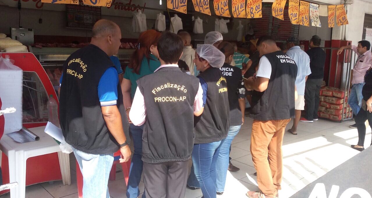 Fiscalização autua cinco açougues de Macapá