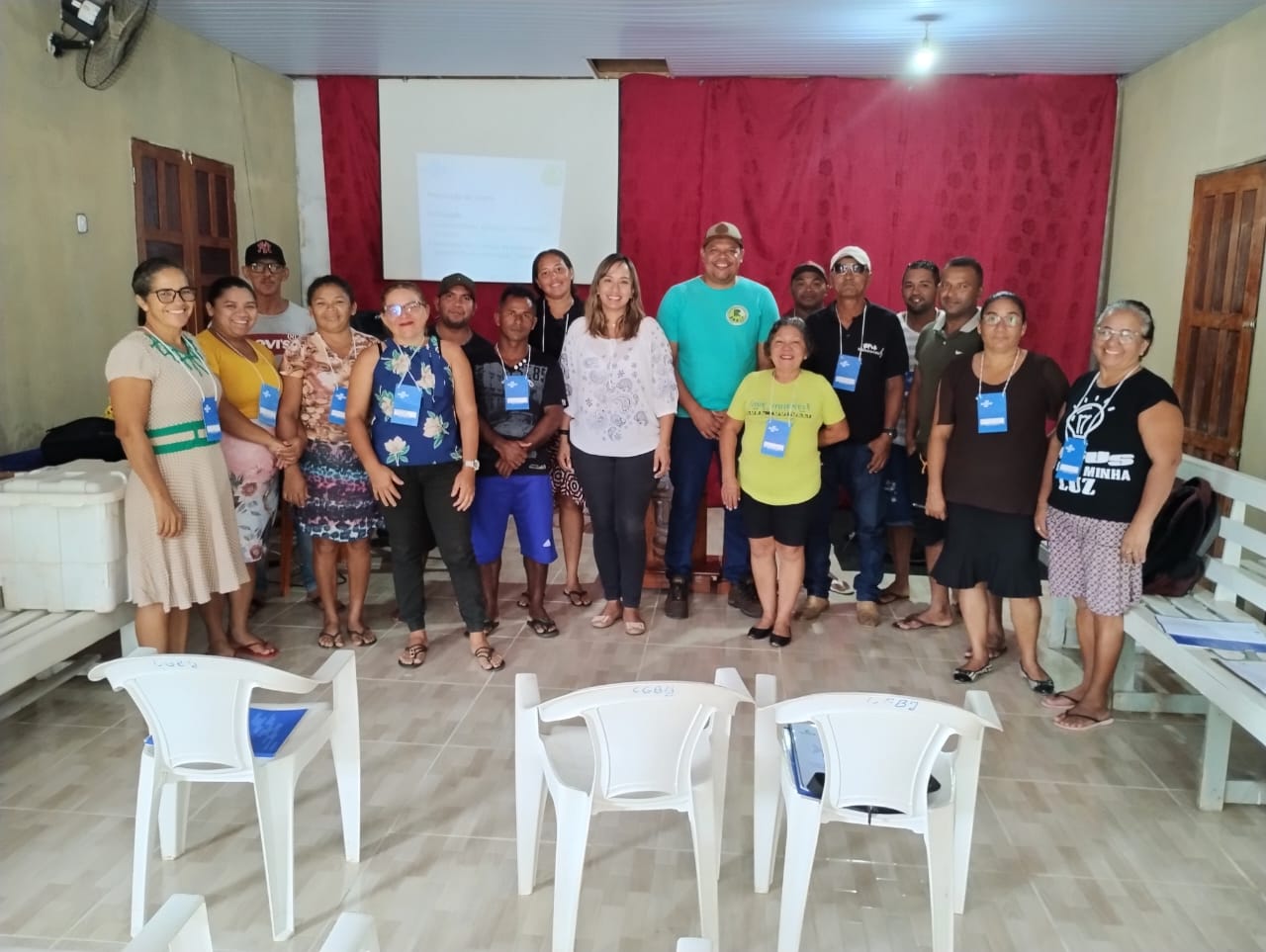 Minicurso de Piscicultura no Assentamento Bom Jesus, Município de Tartarugalzinho.