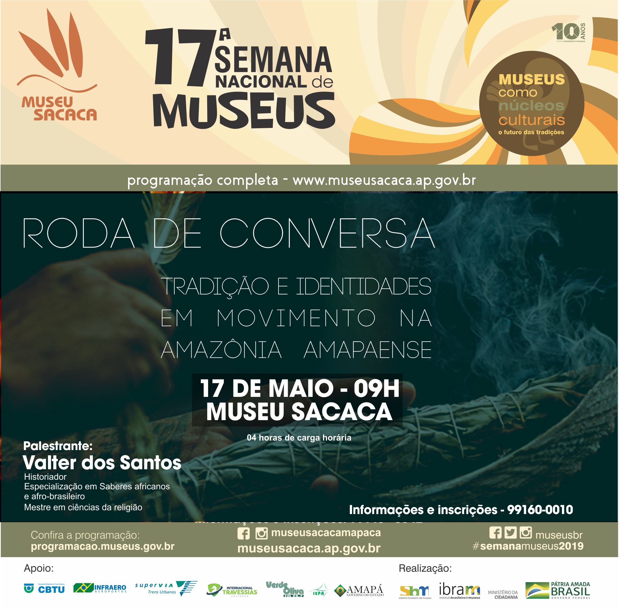 PAJELANÇA NA AMAZÔNIA SERÁ DEBATE EM RODA DE CONVERSA NO MUSEU SACACA.