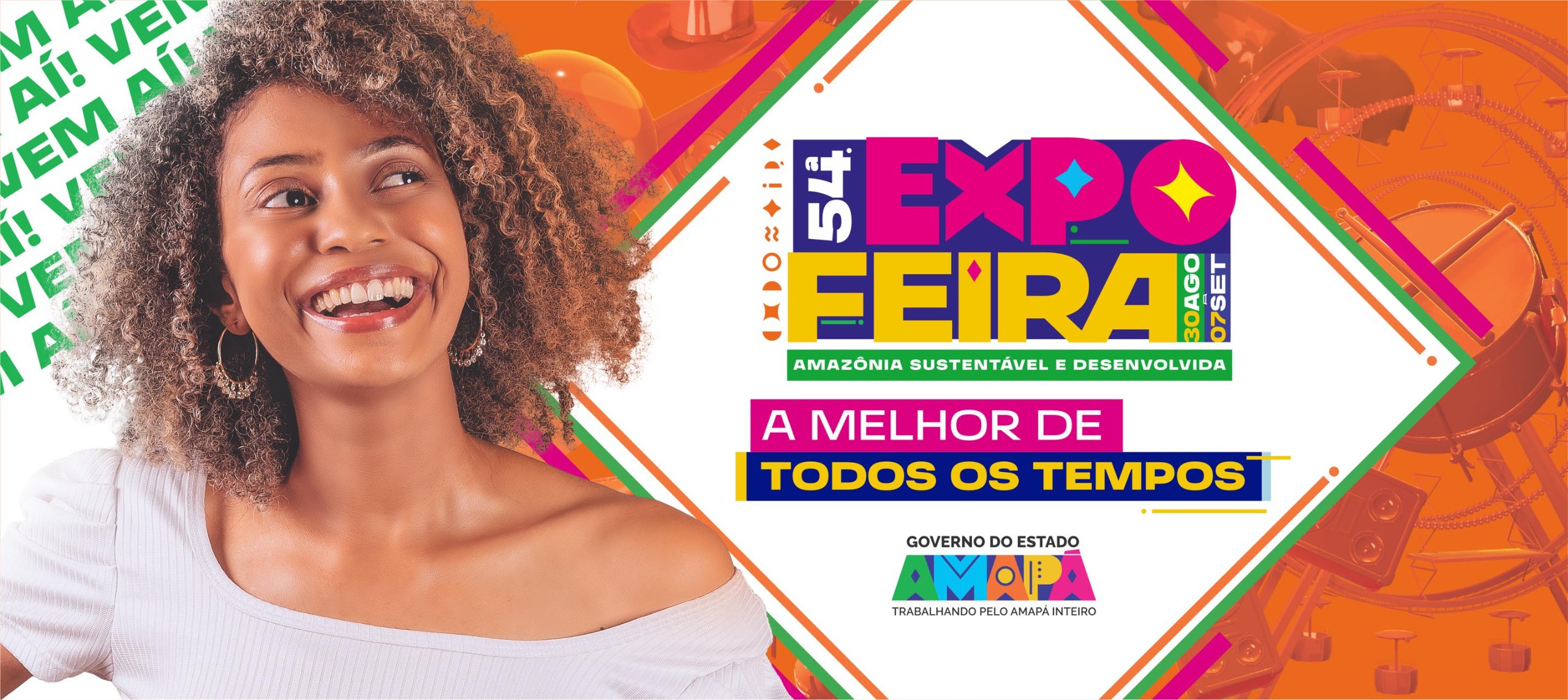Atrações Nacionais da 54ª Expofeira, a maior de todos os tempos