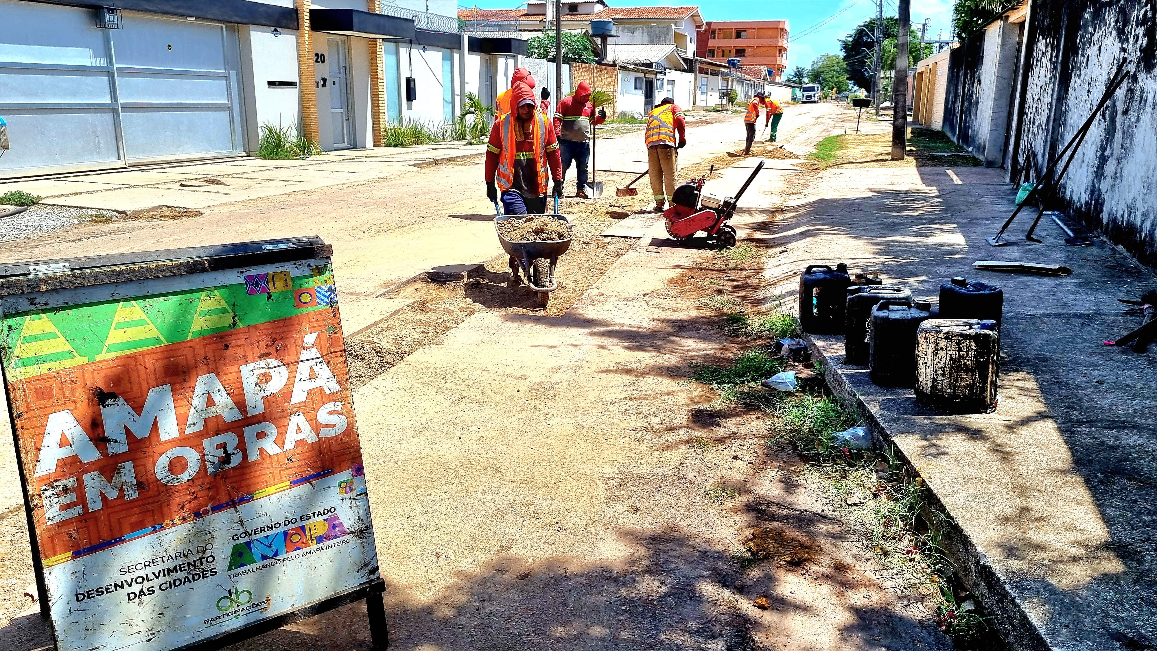 Governo do Amapá realiza recuperação asfáltica em diversas ruas da cidade de Macapá