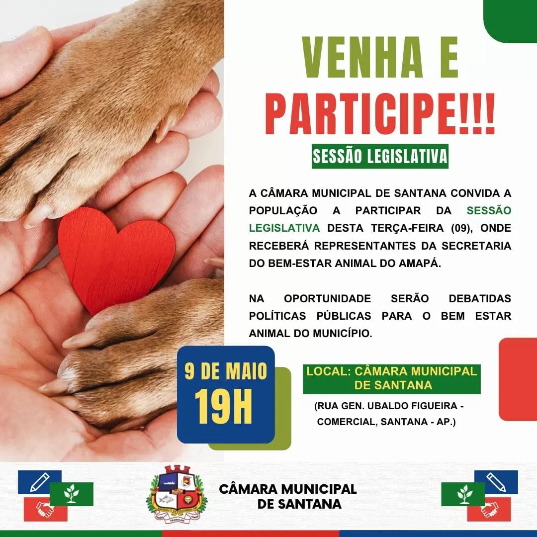 Câmara Municipal de Santana debate sobre política para animais