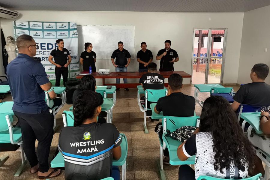 Vamos levar esse conhecimento para nossas atividades’, diz aluno do curso de Wrestling, ofertado pelo Governo do Amapá
