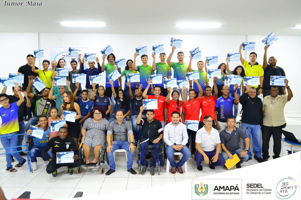 Atletas Beneficiados no Programa Bolsa Esporte do Amapá 2018