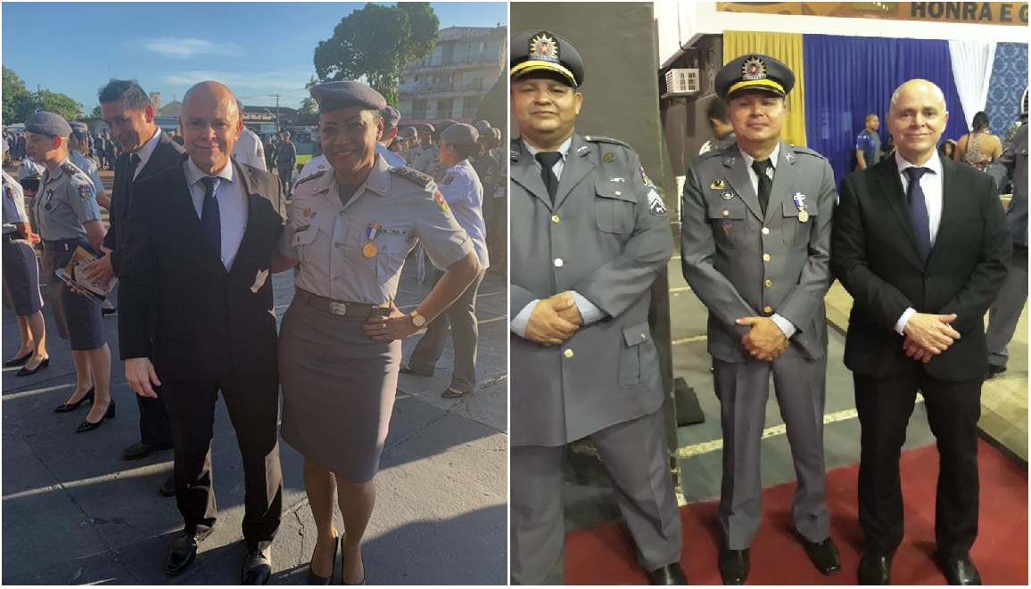 PM-AP HOMENAGEIA CIVIS E MILITARES E DIPLOMA CONCLUÍNTES DE CURSO