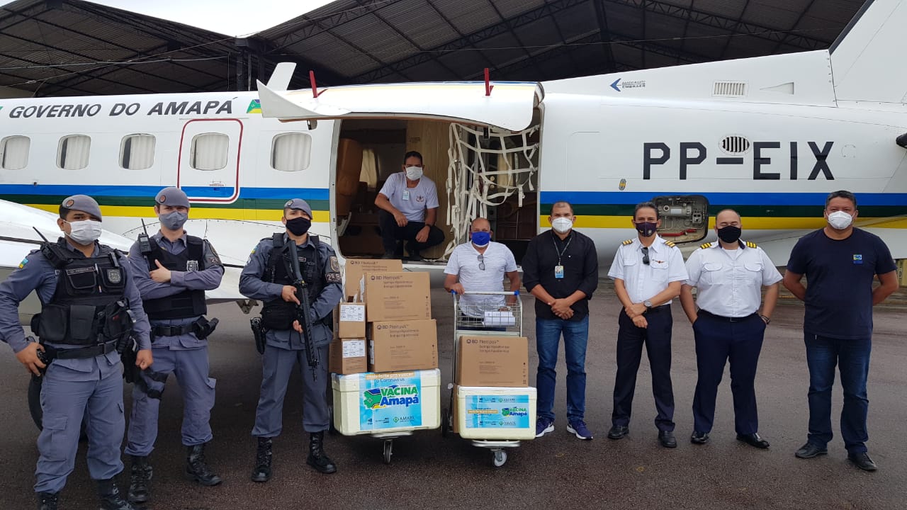 Governo do Amapá distribui 10.510 doses de vacinas contra covid-19 para todo estado