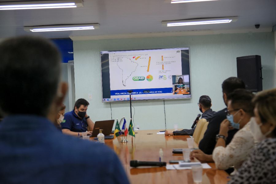 Amapá firma cooperação com Guiana Francesa para sequenciar amostras do novo coronavírus