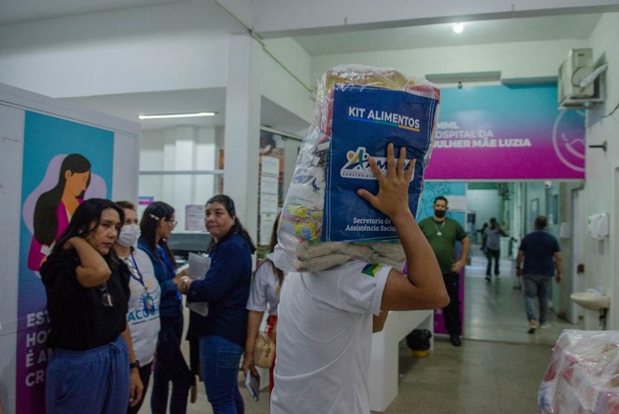 Governo do Amapá destina 400 kits de alimentos para pacientes da Maternidade Mãe Luzia e do Hospital da Criança