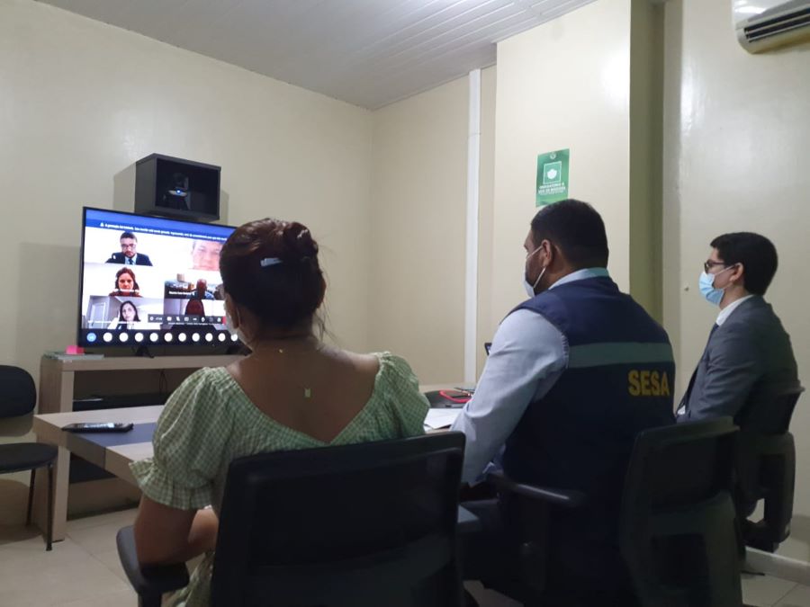 Governo do Amapá defende compra direta de vacinas contra covid-19 em audiência na Justiça Federal
