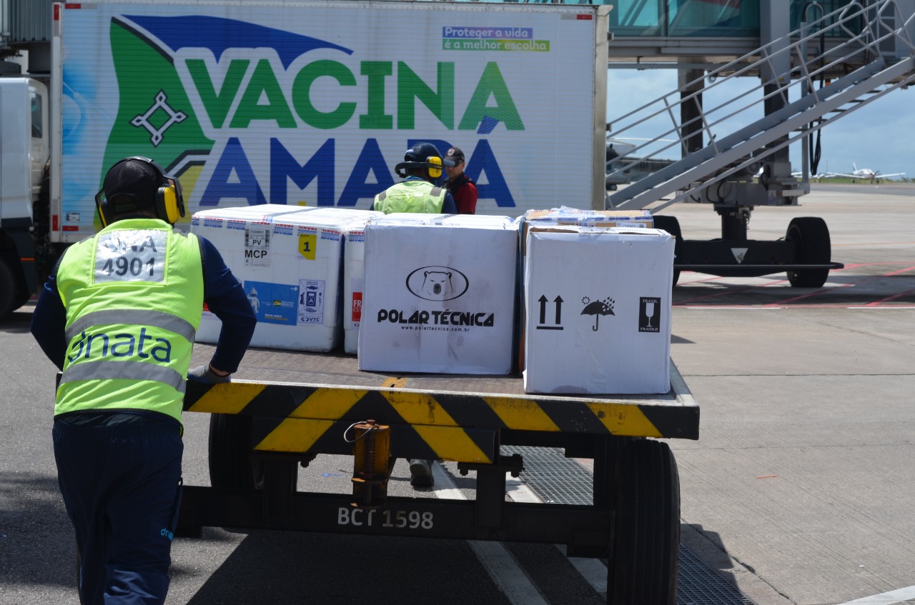 Covid-19: Amapá recebe mais 22.380 doses de vacinas para crianças
