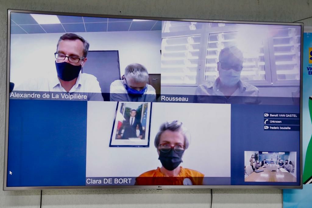 Waldez nivela estratégias de enfrentamento à pandemia com Agência Regional de Saúde da Guiana Francesa