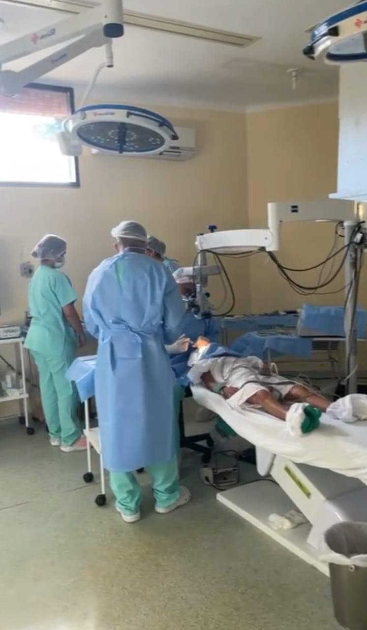 Governo do Amapá realiza primeira cirurgia de catarata congênita