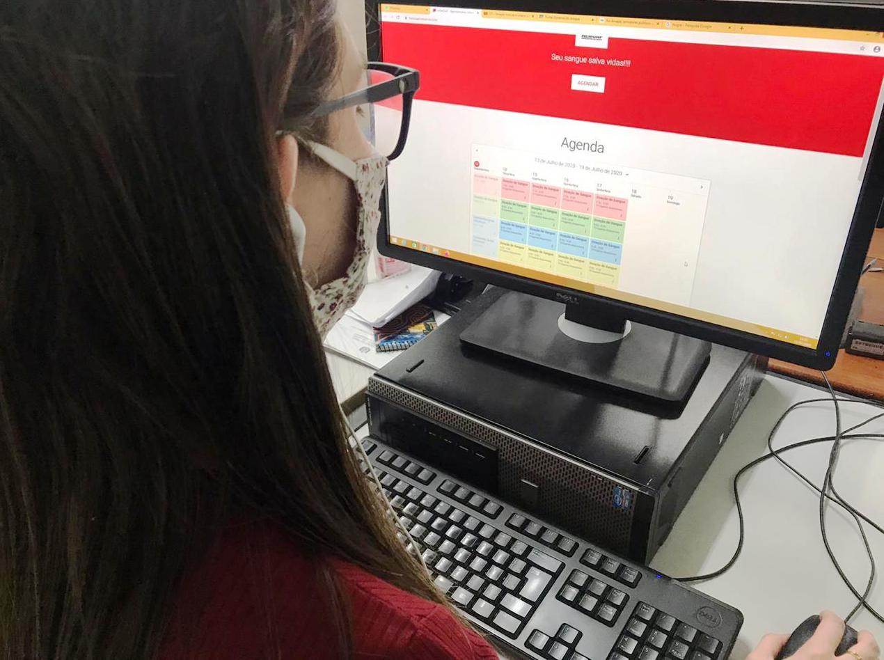 Hemoap oferece agendamento online durante 24h para facilitar doação de sangue 