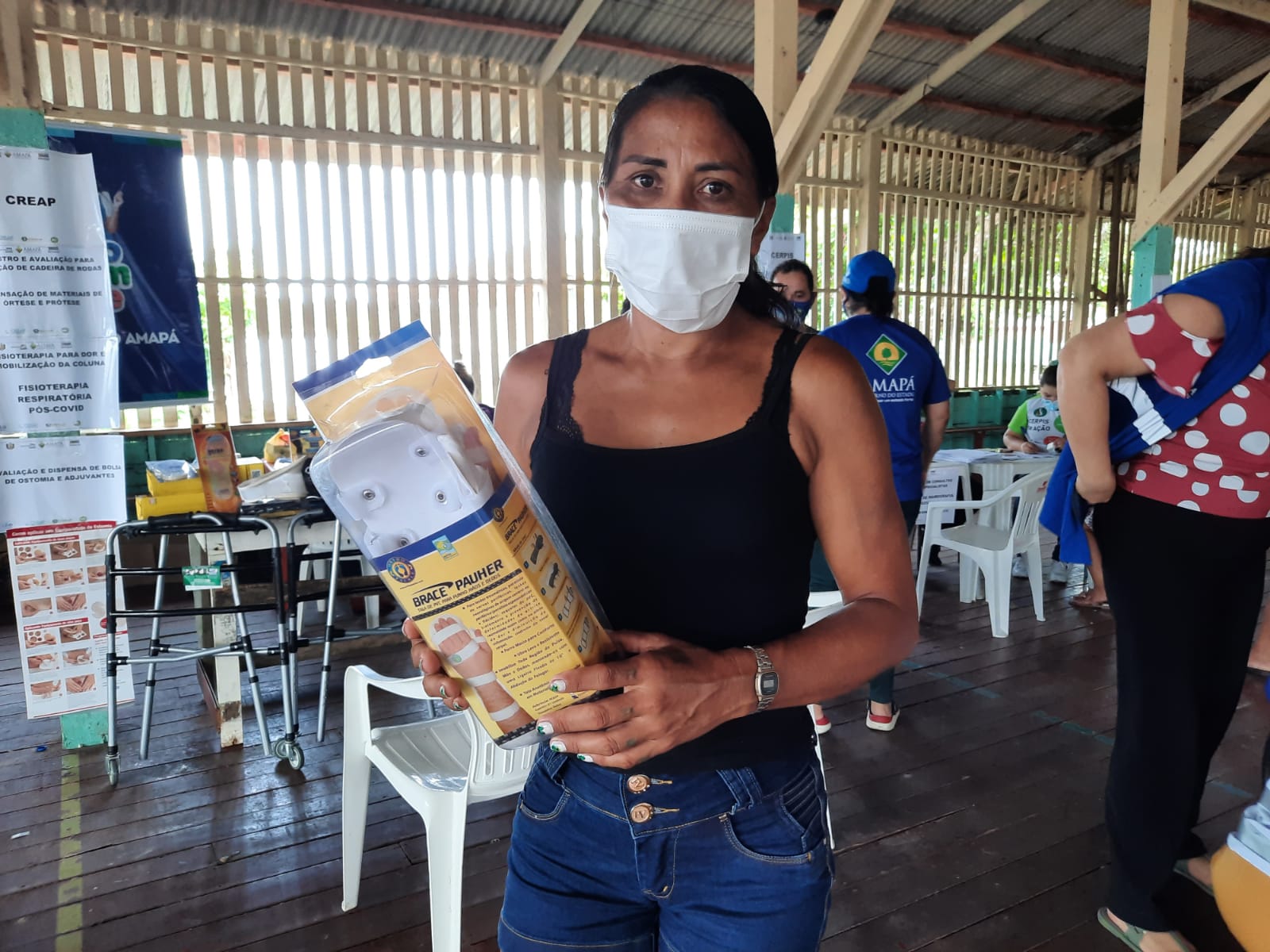 Governo realiza 1,4 mil atendimentos no 1° dia de ação de saúde no Bailique