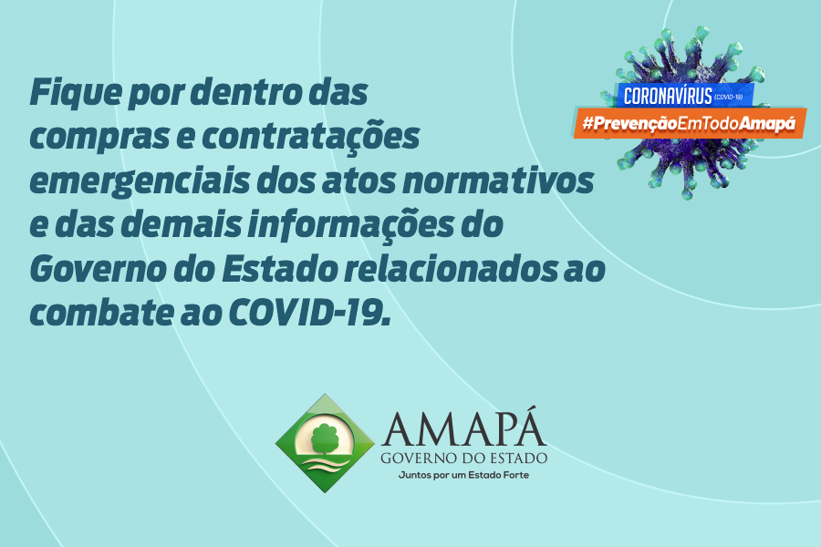 Governo do Amapá lança área exclusiva sobre coronavírus no portal da transparência