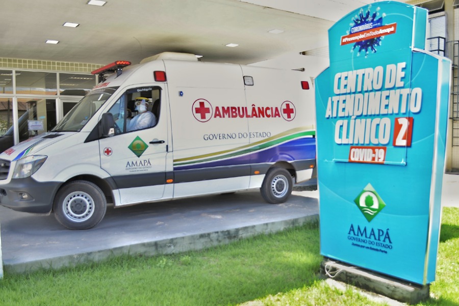 Governo do Estado disponibiliza ambulâncias para atender centros de atendimento à covid-19