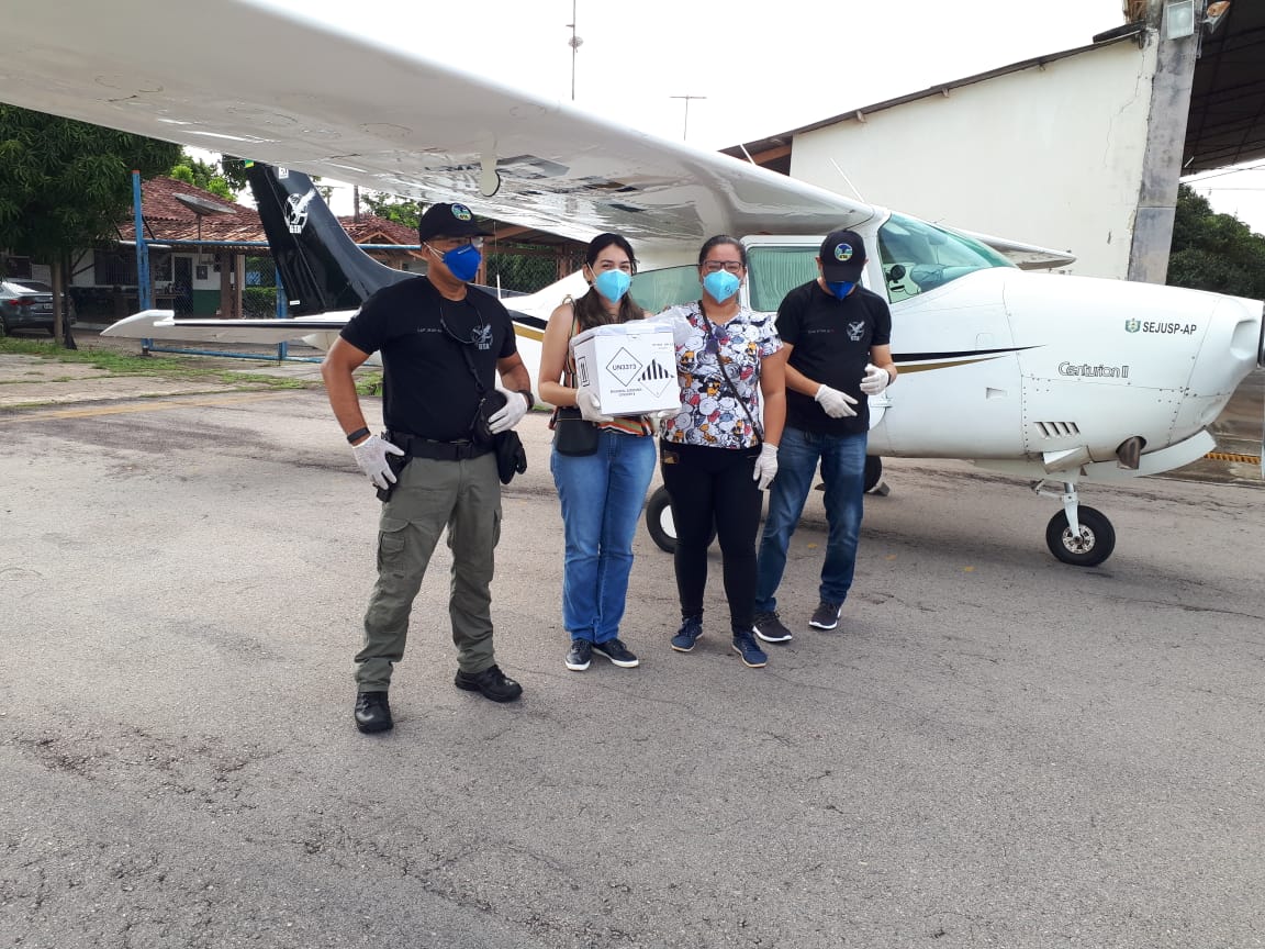 Governo do Amapá envia 4ª remessa de casos suspeitos do novo coronavírus