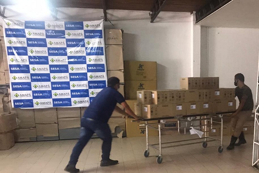 Governo do Amapá recebe 20 mil unidades de álcool gel para reforçar combate à covid-19