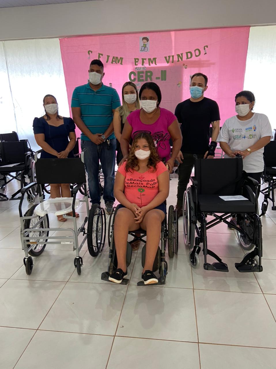 Creap Itinerante realizou entrega de cadeiras de rodas nos municípios de Tartarugalzinho e Porto Grande