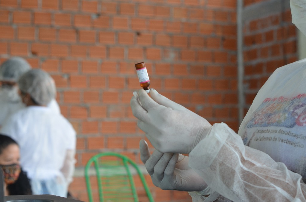 Varredura vacinal contra o sarampo já alcançou 16,5 mil pessoas em sete municípios