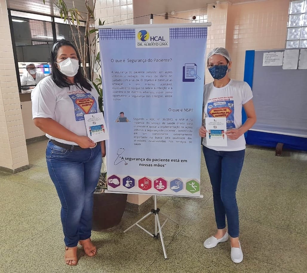 Hcal lança cartilha de segurança do paciente
