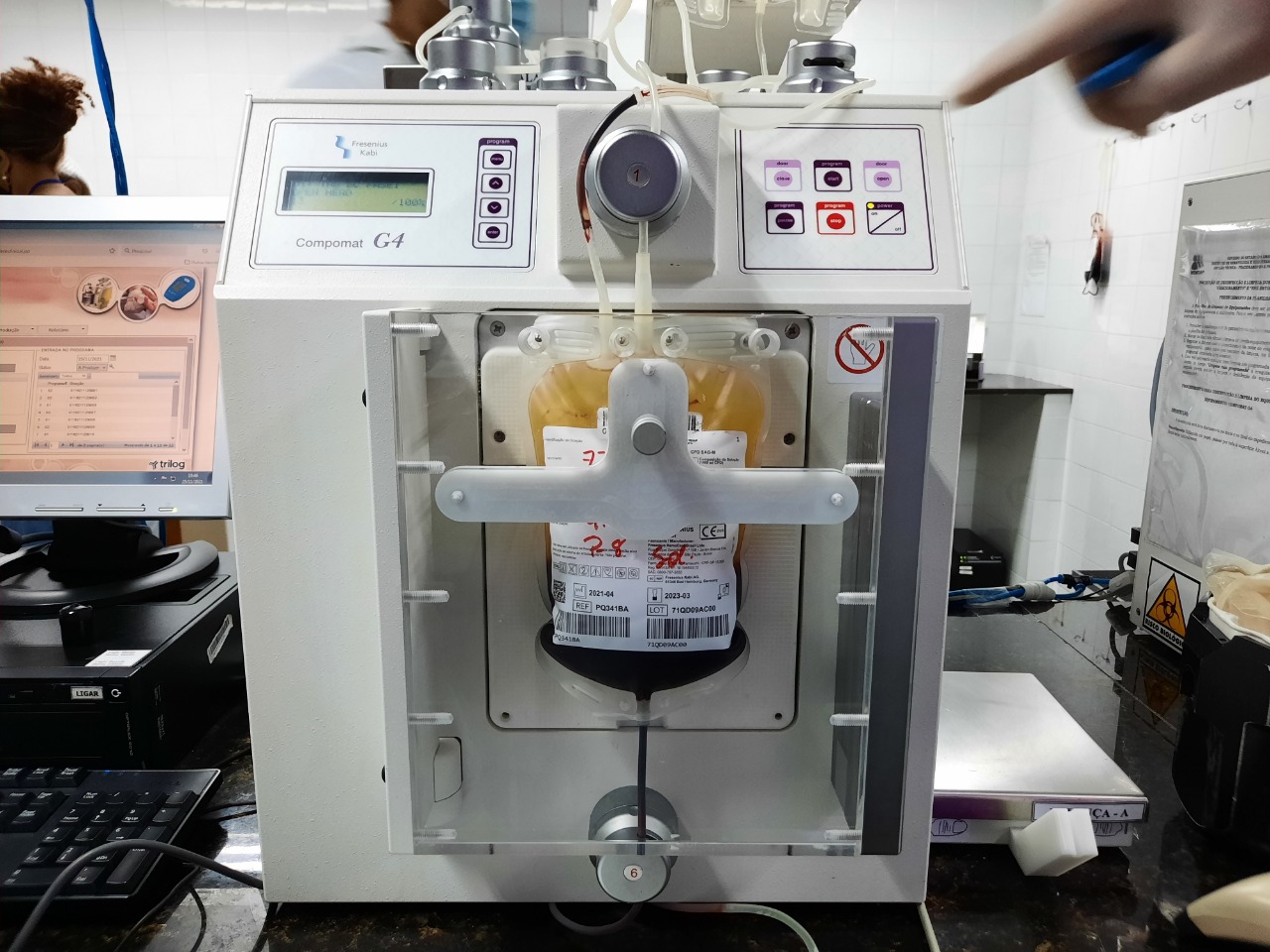 Visita guiada pelo Hemoap apresenta o ciclo de doação de sangue para grupos de até seis pessoas
