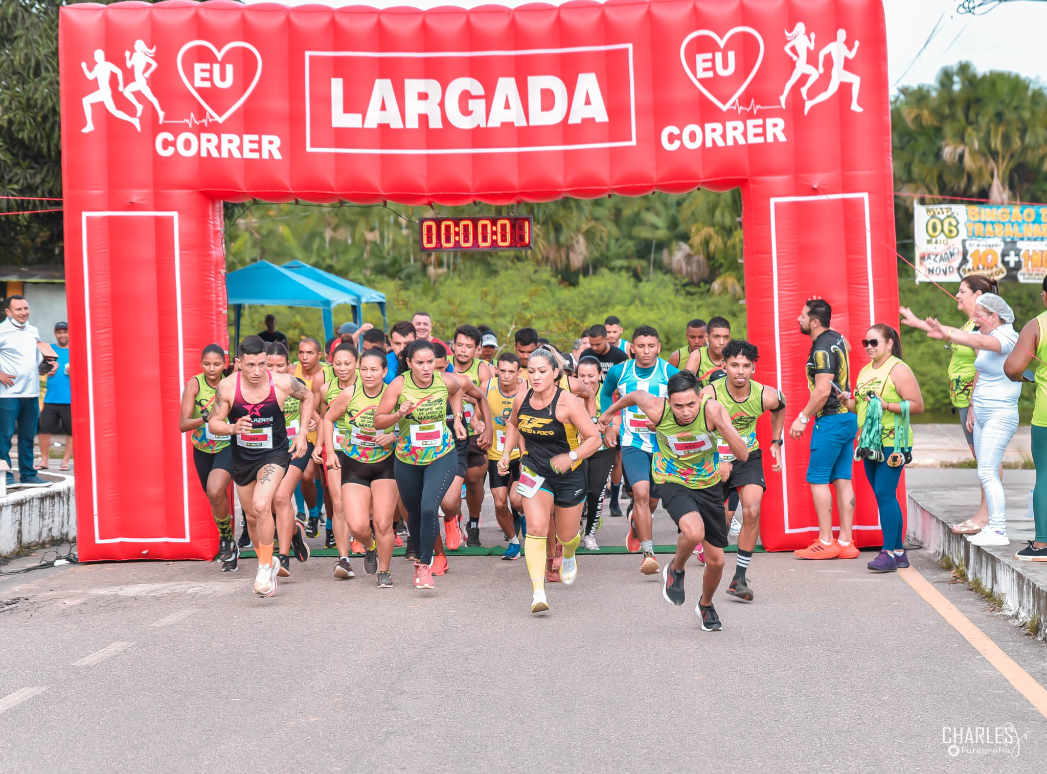 Unidade Mista de Saúde de Mazagão realiza corrida em comemoração ao Dia do Trabalhador