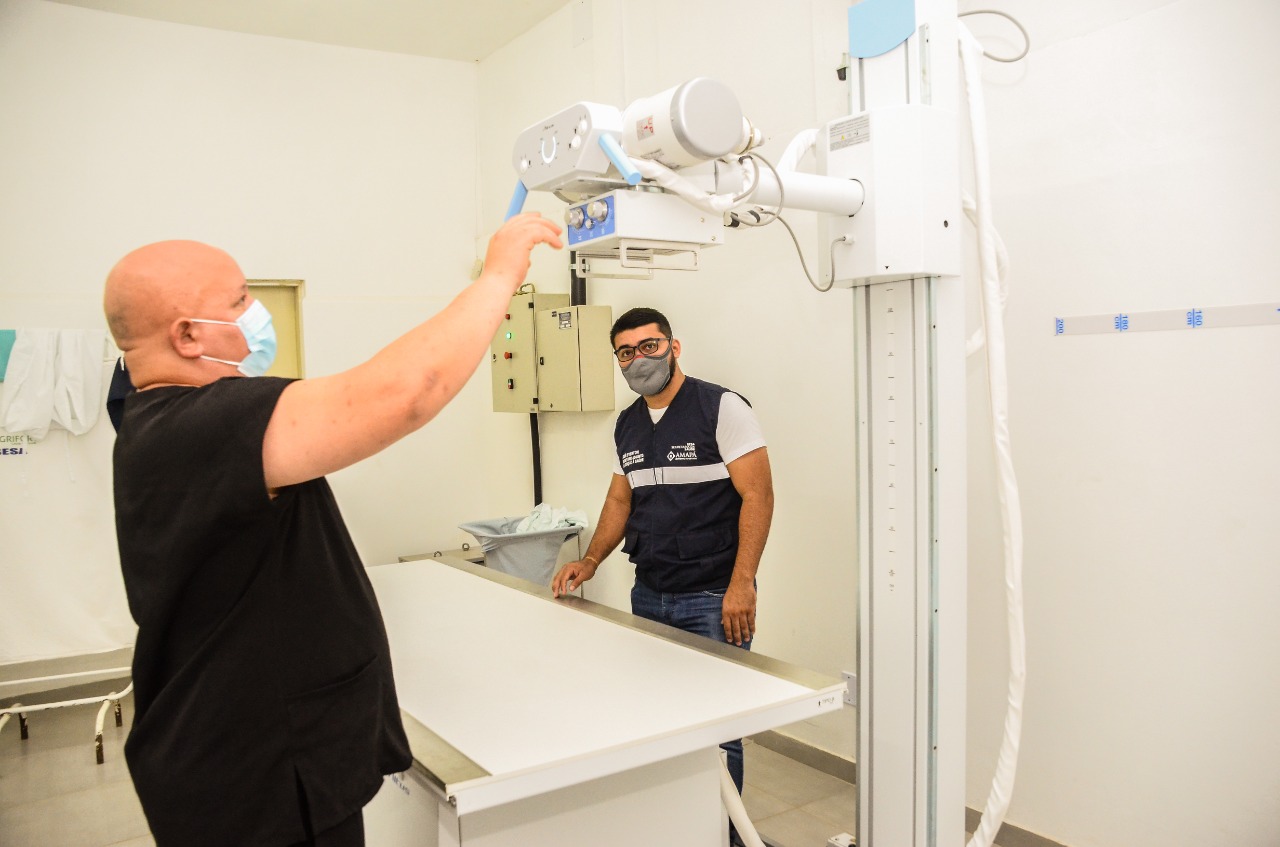 Hospital Estadual de Santana recebe novo aparelho de raio-x
