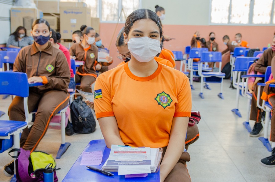 'Quero ser uma doadora de sangue', diz aluna em palestra educativa do Hemoap