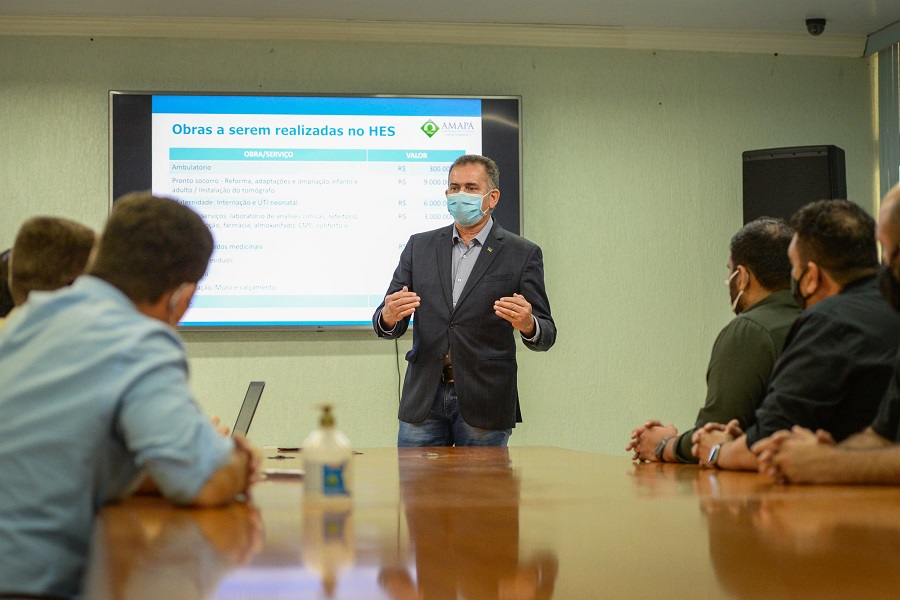 Governador Waldez anuncia plano de obras do Hospital Estadual de Santana