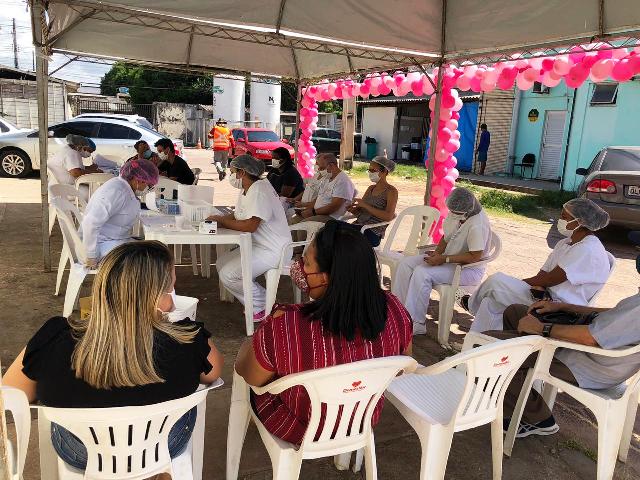 Governo promove testes rápidos para covid-19 aos profissionais e colaboradores do HE