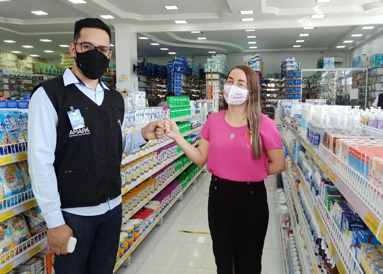Em parceria com o Banco de Leite Humano, Procon realiza operação “Agosto Dourado” em Macapá