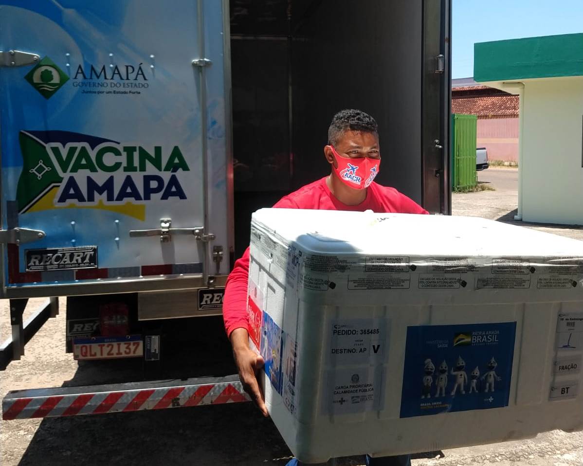 Amapá recebe novo lote com 5 mil doses de Coronavac