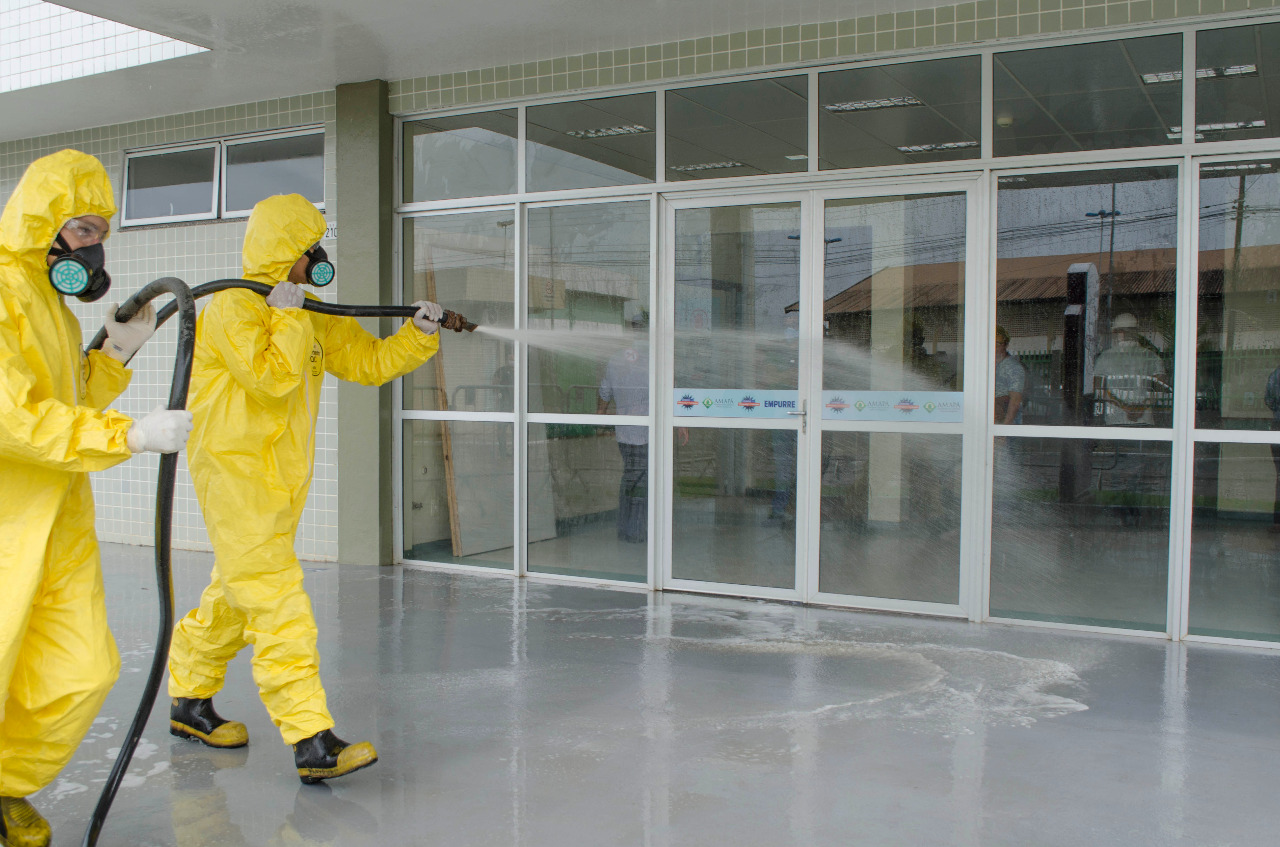 Covid-19: Maternidade Bem Nascer recebe ação de desinfecção