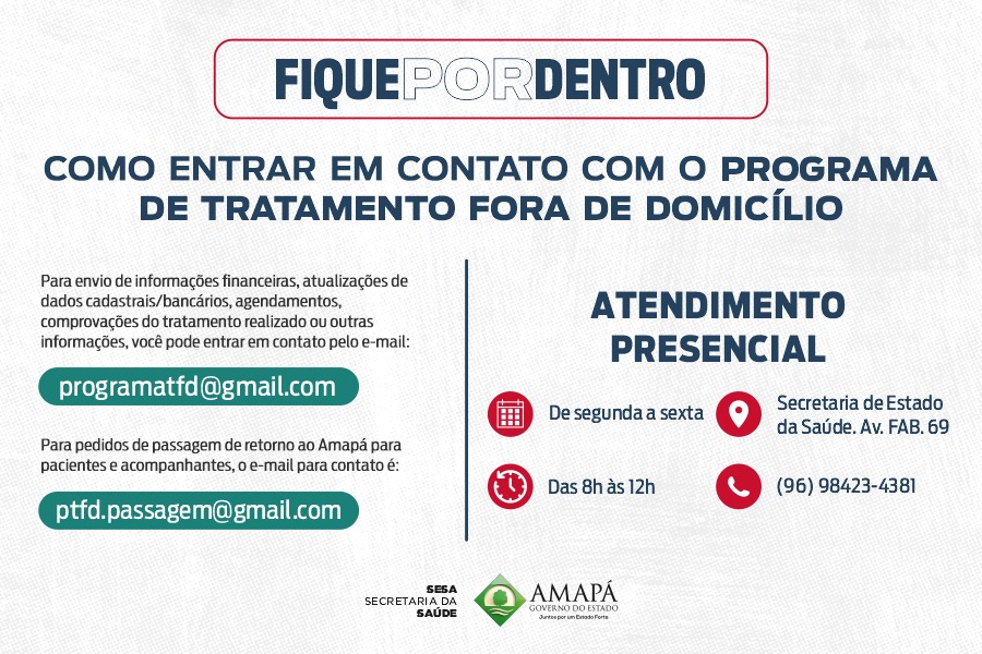 Programa de Tratamento Fora de Domicílio amplia atendimento presencial